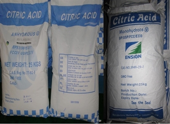 Acid Citric - Hóa Chất Thiên Nam Phong - Công Ty Cổ Phần Thiên Nam Phong